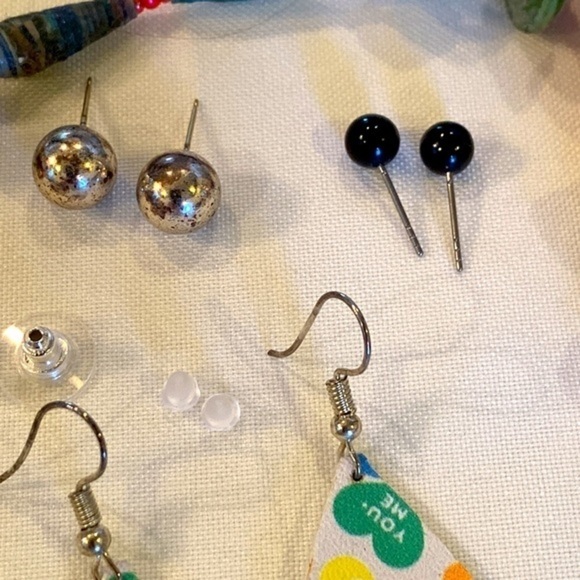 💐5/25 17 item bundle lot resell wrapped paper silver wire wrap modern vintage - Picture 4 of 15